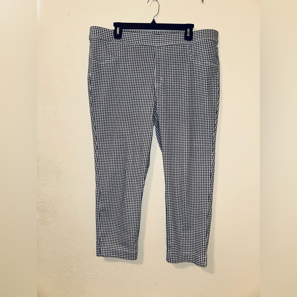 Time and Tru Women's High Rise Pull On Capri Jeggings XXXL 22